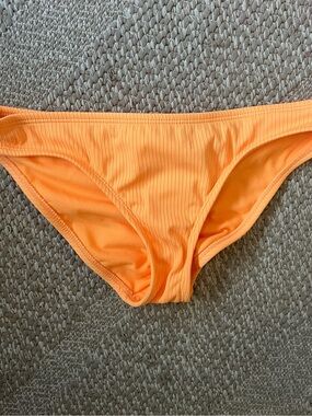 Xhilaration Orange Ribbed Bikini Bottom